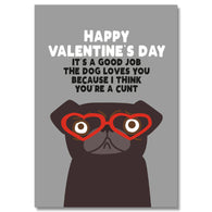 Valentine's Good Job Dog Loves You